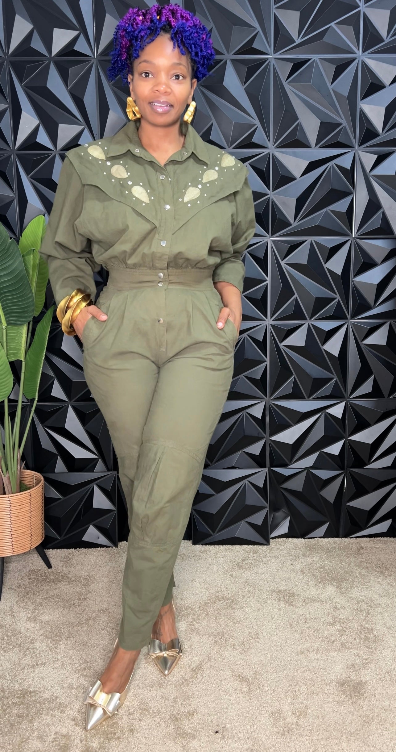Vintage 80s jumpsuit cheap