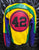 RARE Michael Hoban North Beach Hobo Leather Jacket SZ 42 Colorful 90s