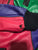 RARE Michael Hoban North Beach Hobo Leather Jacket SZ 42 Colorful 90s