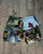 Camo Denim Shorts XL