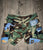 Camo Denim Shorts XL