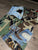 Camo Denim Shorts XL