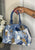 Custom Denim Tote w/ Fringe
