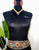 Vintage Magid Sequined Gemstone Belt