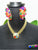 Vintage 80s Multicolor Gem Necklace