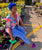 Vintage 1980's Colorful Sequin Short Sleeve